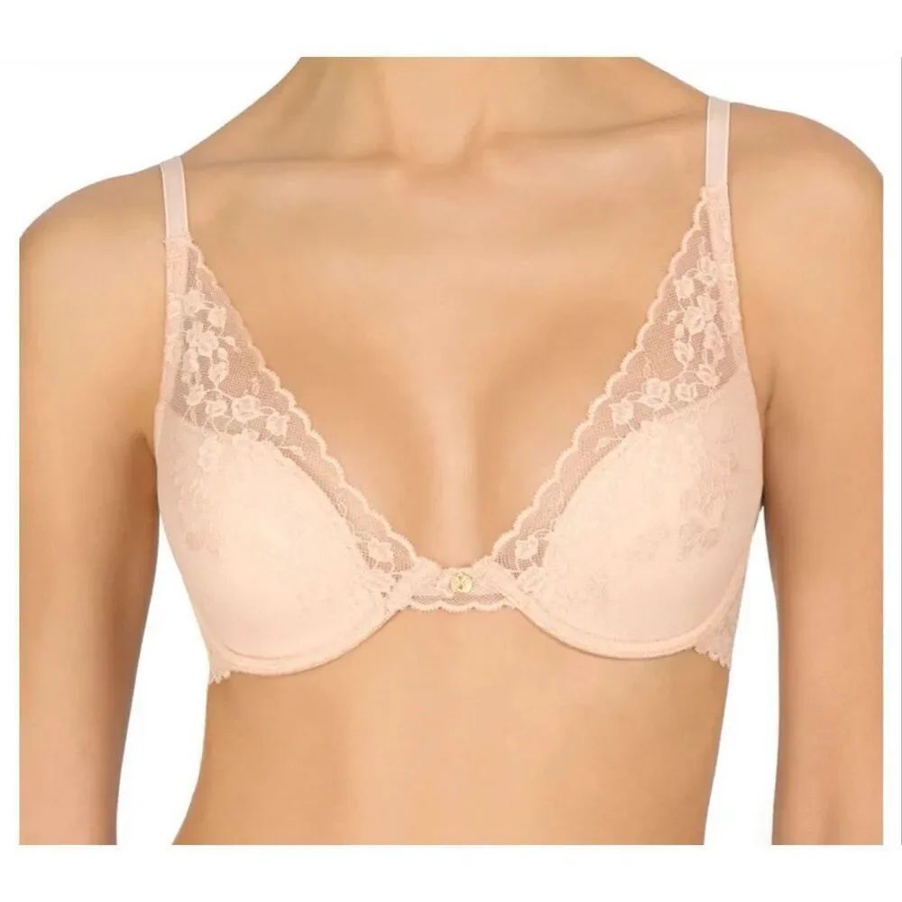 Natori Cherry Blossom Convertible Bra blush size 34G 721191